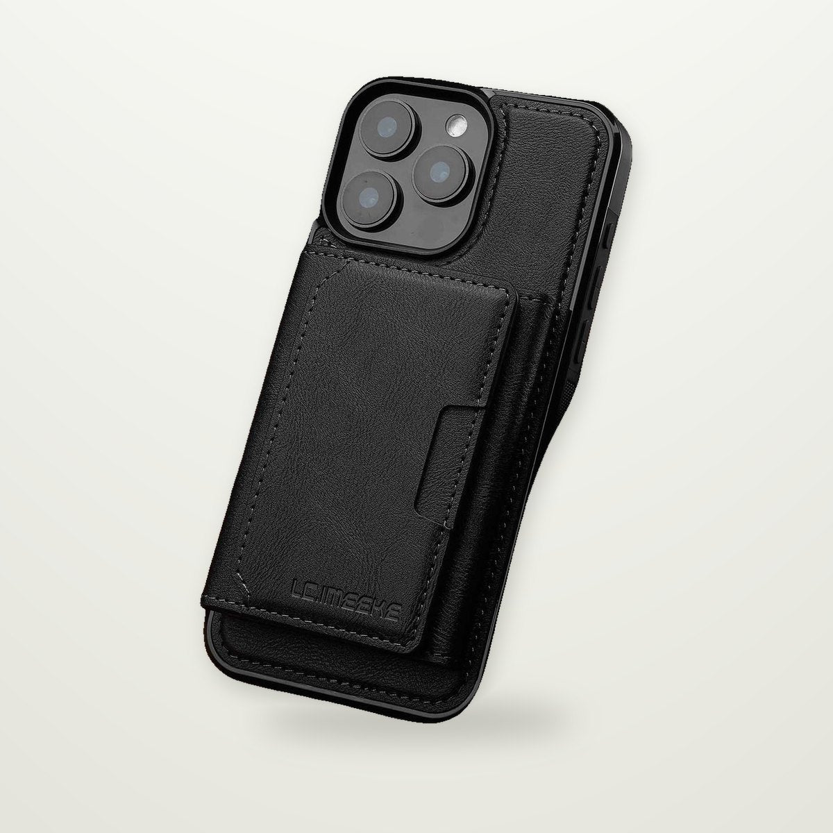 Anti-Skimming Magnetic Card Wallet Case for iPhone 16–17