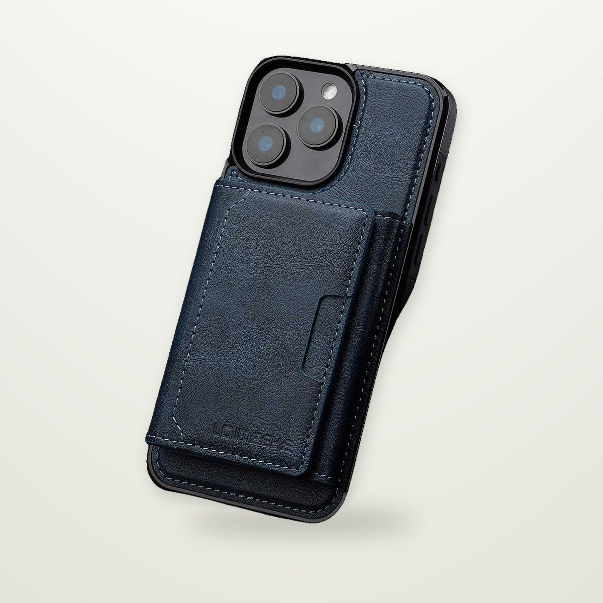 Anti-Skimming Magnetic Card Wallet Case for iPhone 16–17
