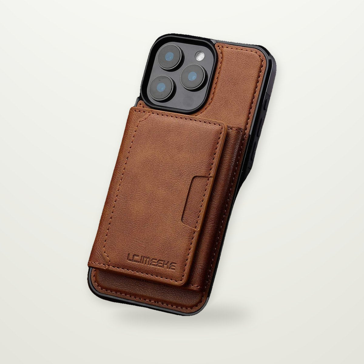 Anti-Skimming Magnetic Card Wallet Case for iPhone 16–17
