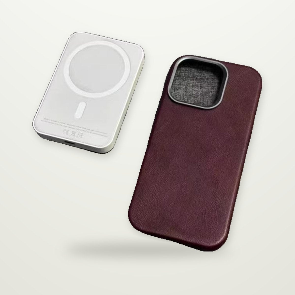 Magnetic Leather Case for iPhone 13–17 Pro Models