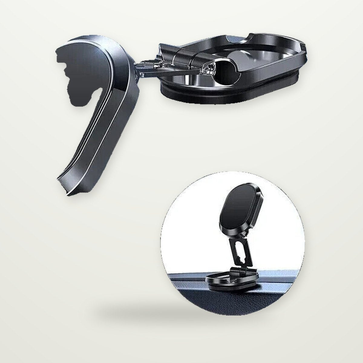 Stainless Steel Magnetic Dashboard Mount