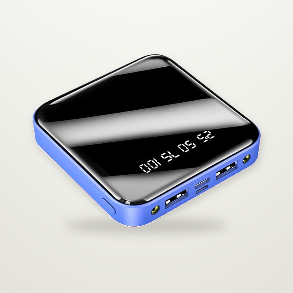 Mirror-Finish Power Bank with Digital Display