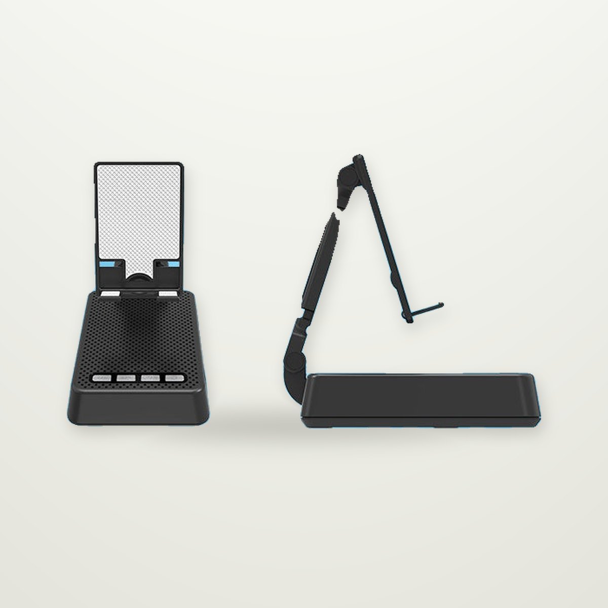 Phone Stand with Bluetooth Speaker & Mic