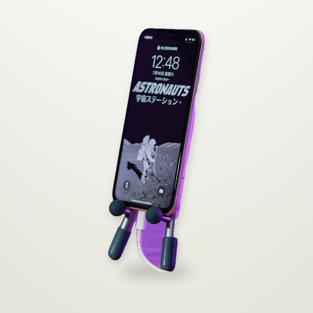 120° Aluminum Desk Stand for Phones & Tablets