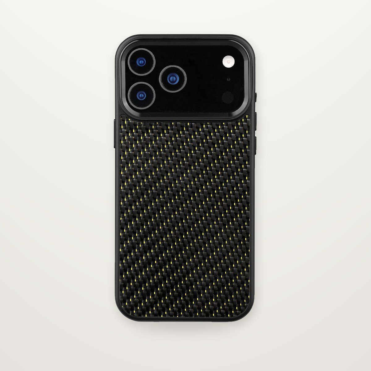 Metal-Frame Carbon Fiber Magnetic Case for iPhone 16–17
