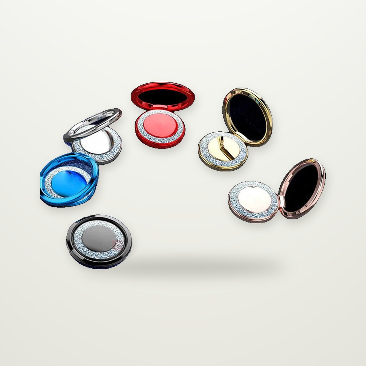 Glitter Metal Ring Phone Holder