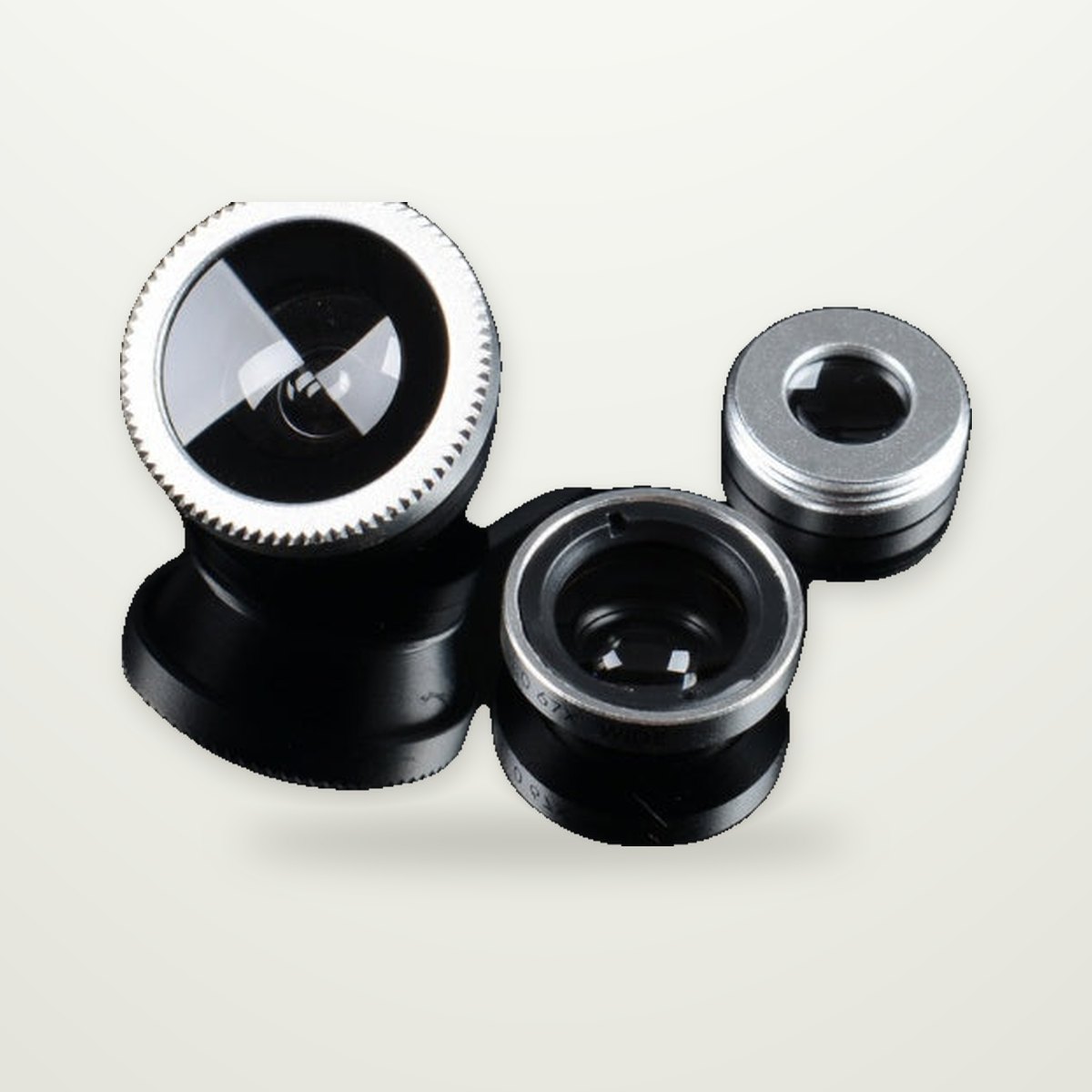 3-in-1 Fisheye, Wide & Macro Clip-On Lens