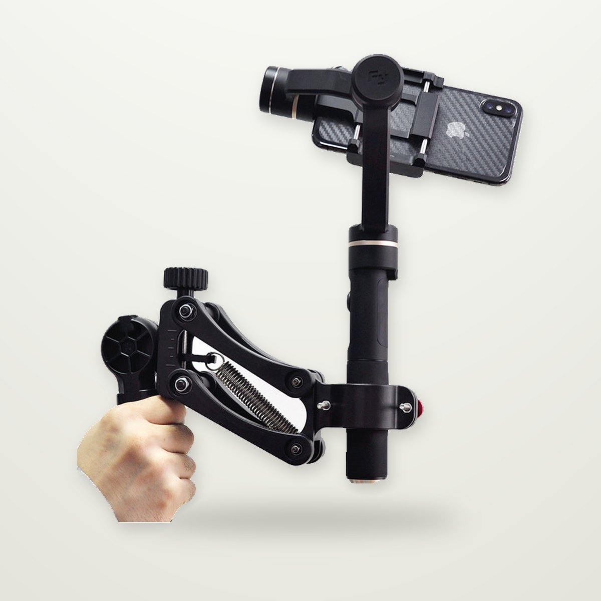 4th-Axis Spring Stabilizer for Phone Gimbals