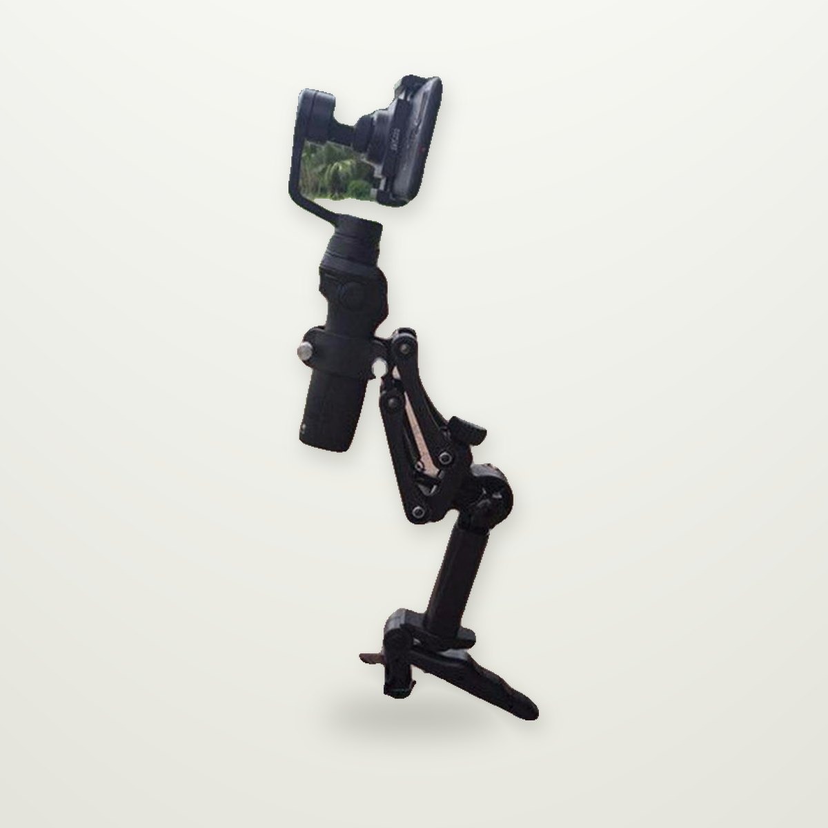 4th-Axis Spring Stabilizer for Phone Gimbals