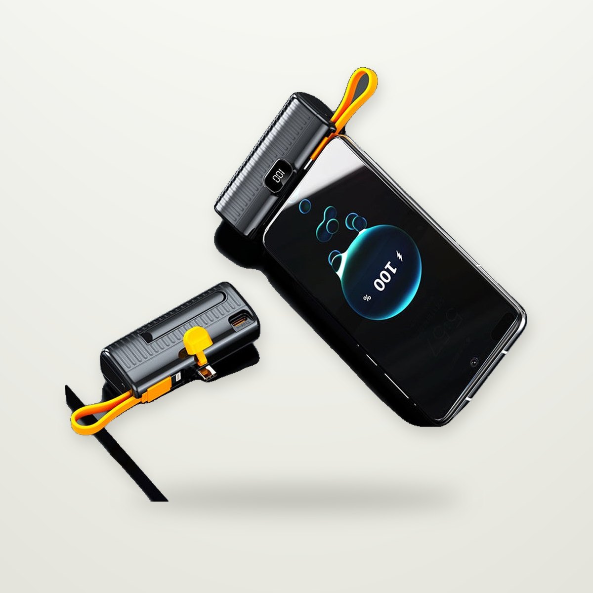 Plug-In Capsule Power Bank, USB-C or Lightning