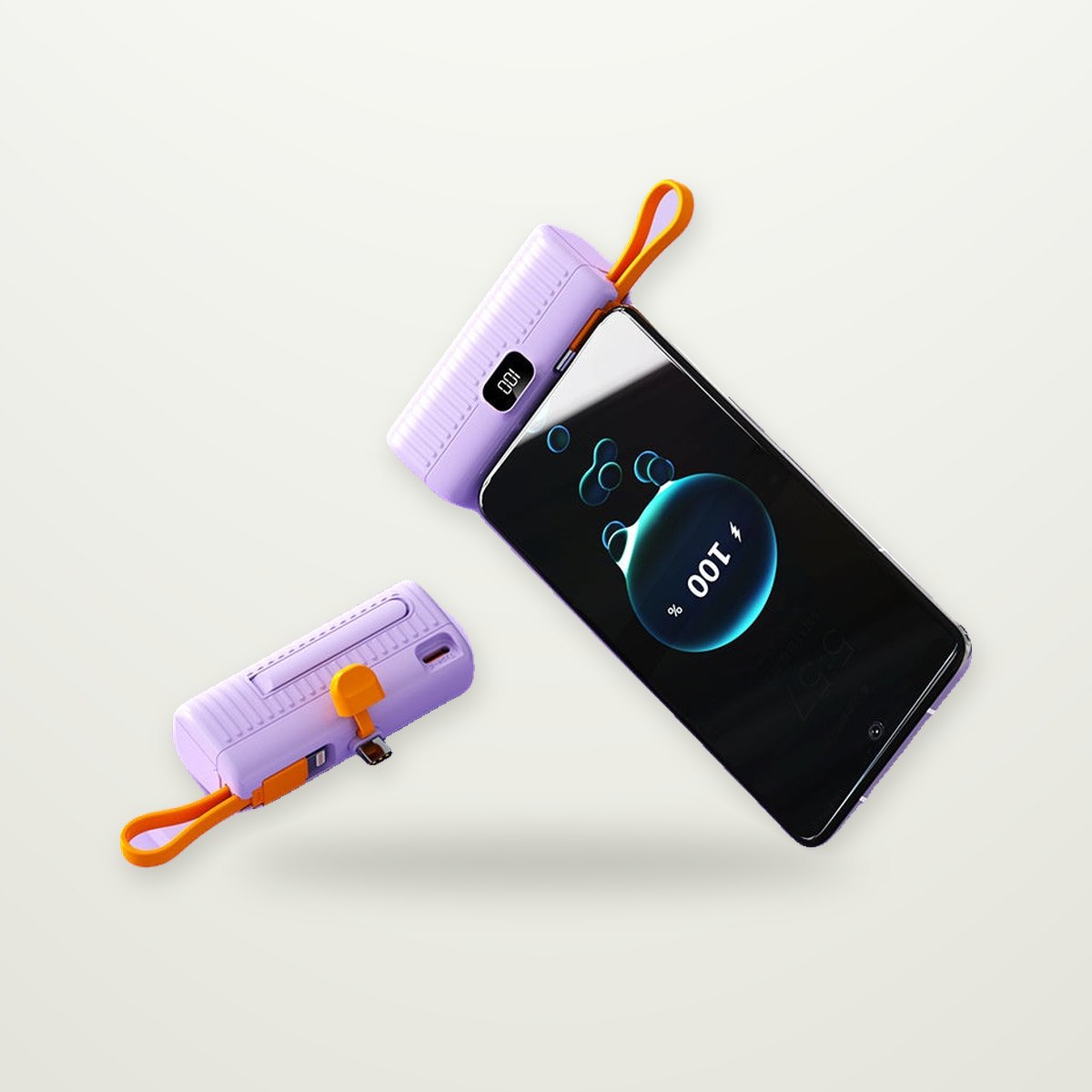 Plug-In Capsule Power Bank, USB-C or Lightning