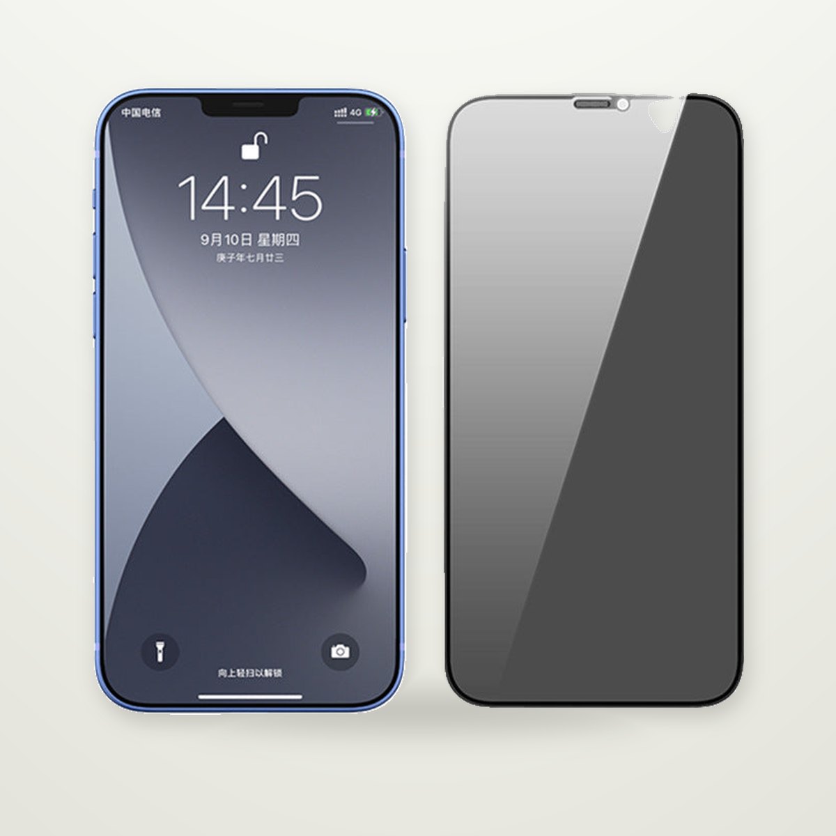 Full-Cover Screen Protector with Earpiece Dust Mesh