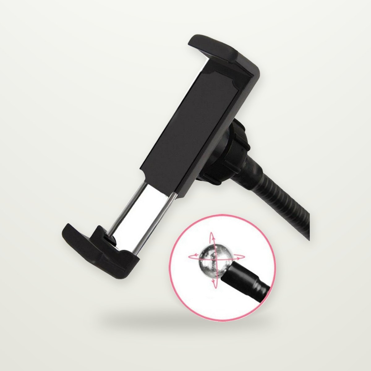 Dimmable Ring Light with Tripod & Phone Holder