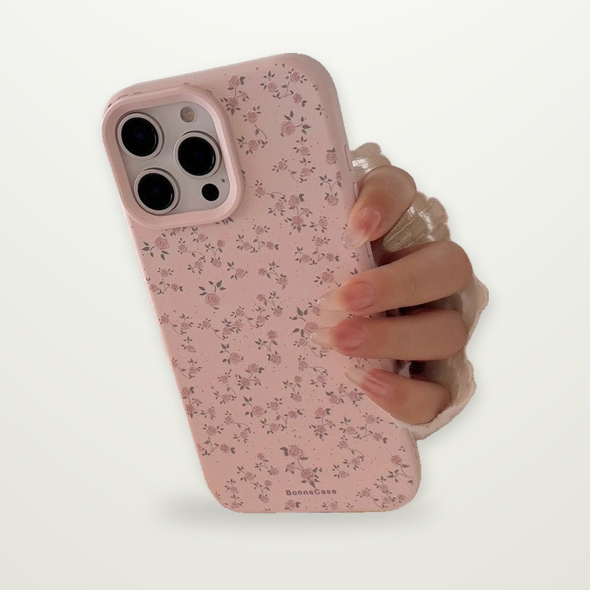 Pink Rose Soft Case for iPhone 11–17