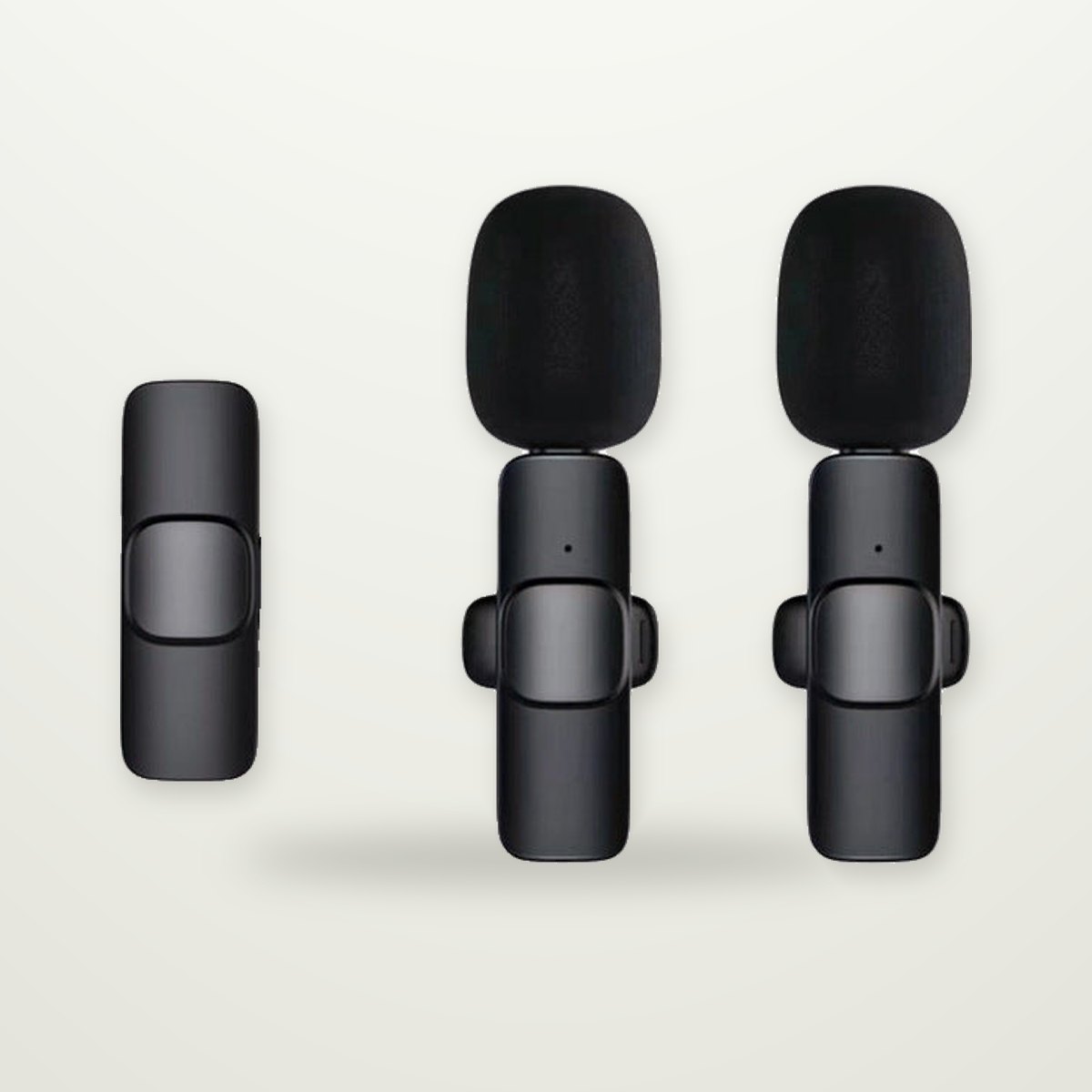 Wireless Clip-On Microphone for Phones, USB-C or Lightning
