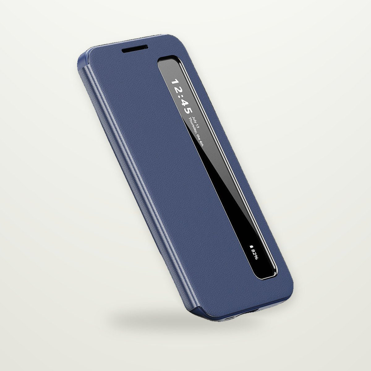 Smart-View Window Flip Case for Galaxy S22–S26 & A Series