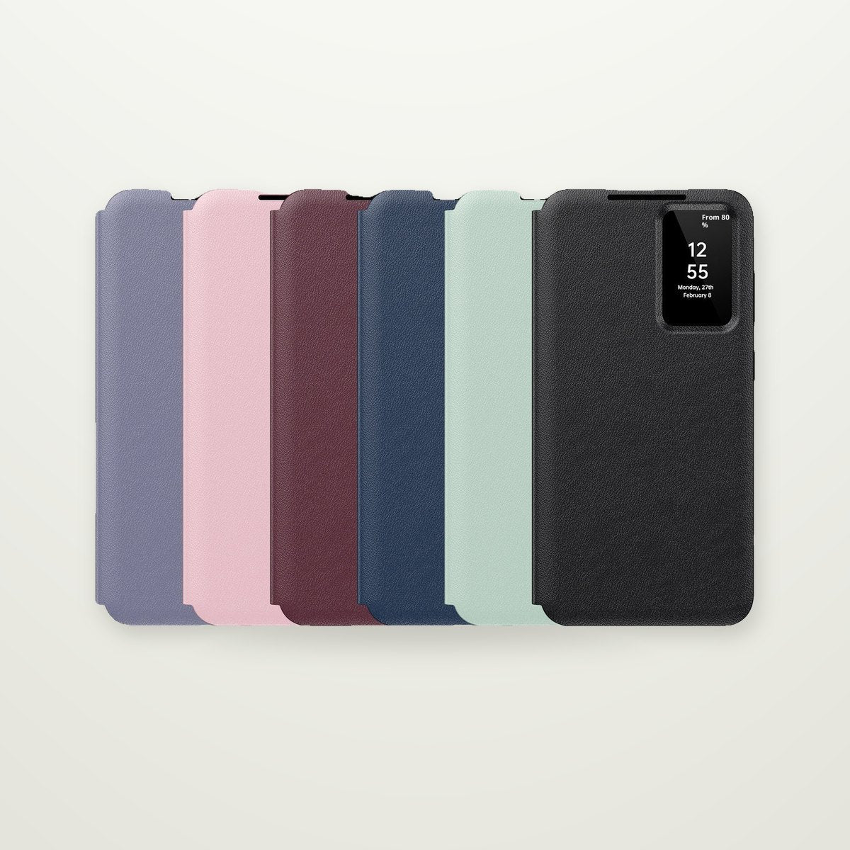 Leather-Look Card Case for Galaxy S25 Series