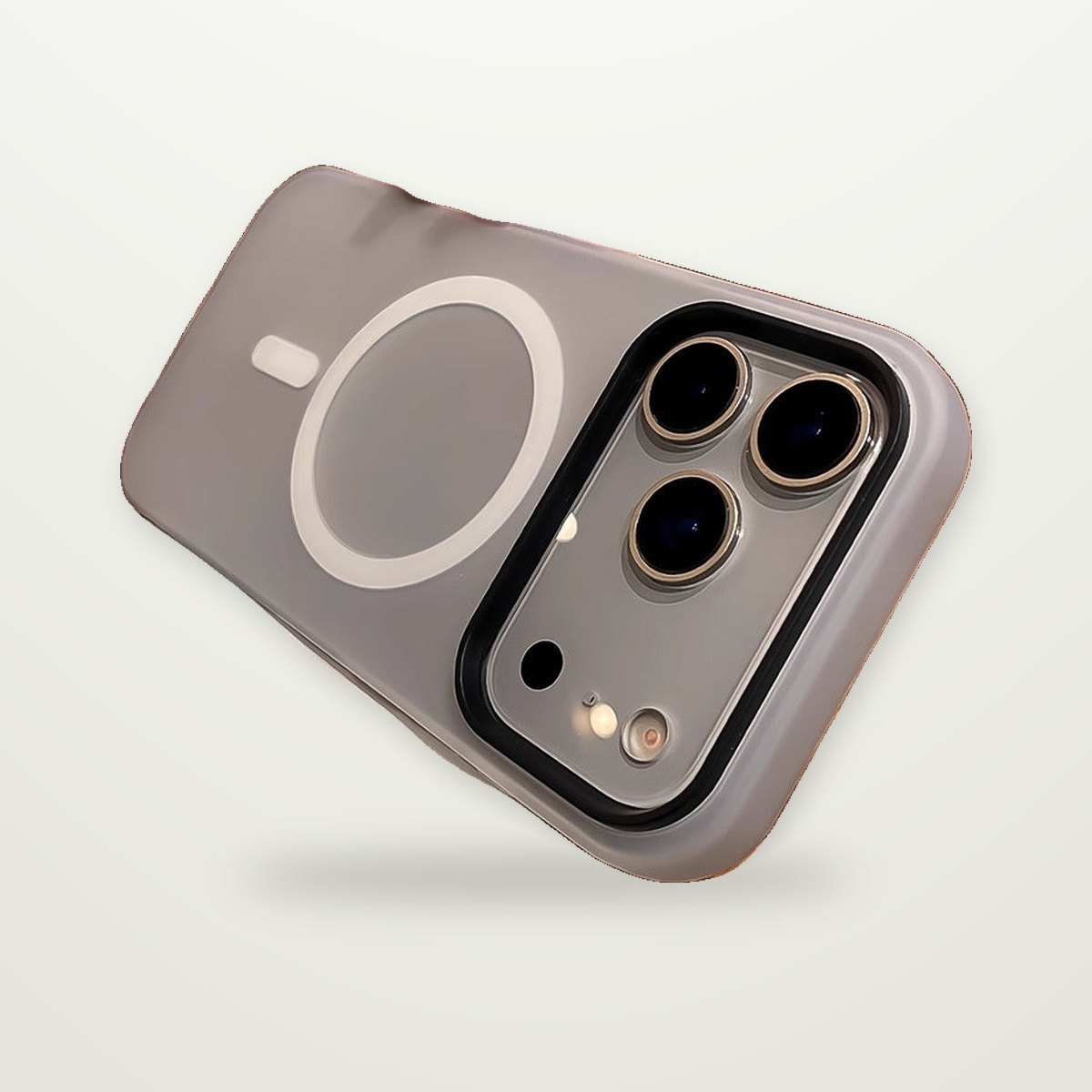 Jelly Frosted Magnetic Case for iPhone 15–17