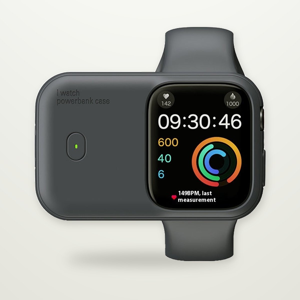 Smartwatch Charging Case Power Bank for 44–49 mm Watches