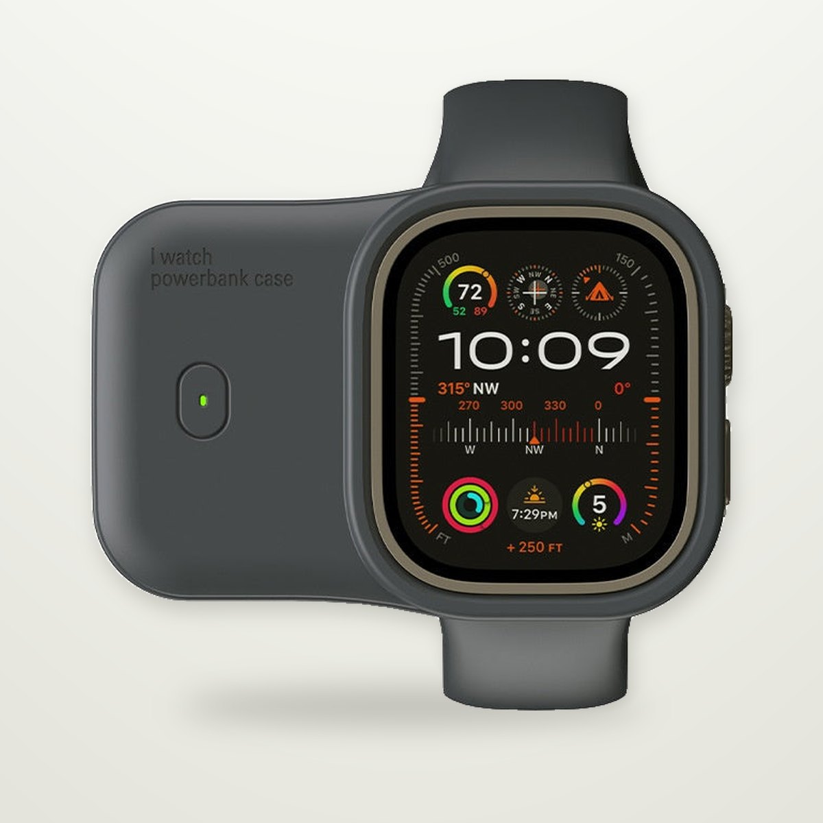 Smartwatch Charging Case Power Bank for 44–49 mm Watches
