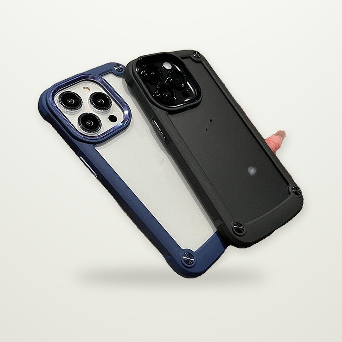 Heavy-Duty Clear Acrylic Case for iPhone 12–17