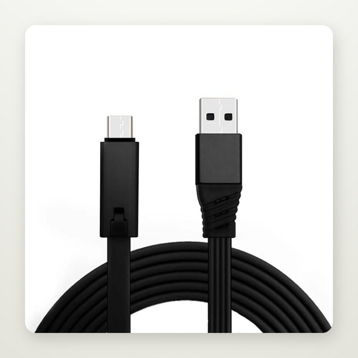 1.5 m Charging Cable, USB-C, Lightning or Micro-USB
