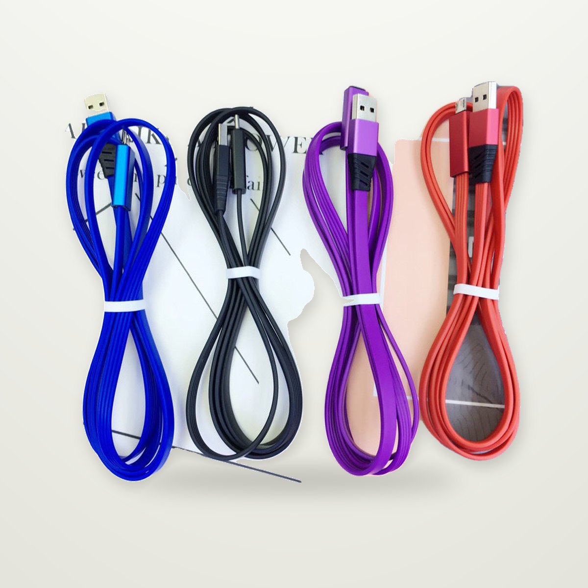 1.5 m Charging Cable, USB-C, Lightning or Micro-USB