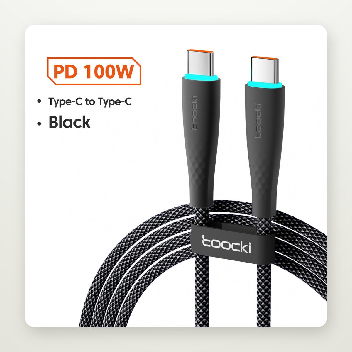 100W USB-C to USB-C Fast Charging Cable