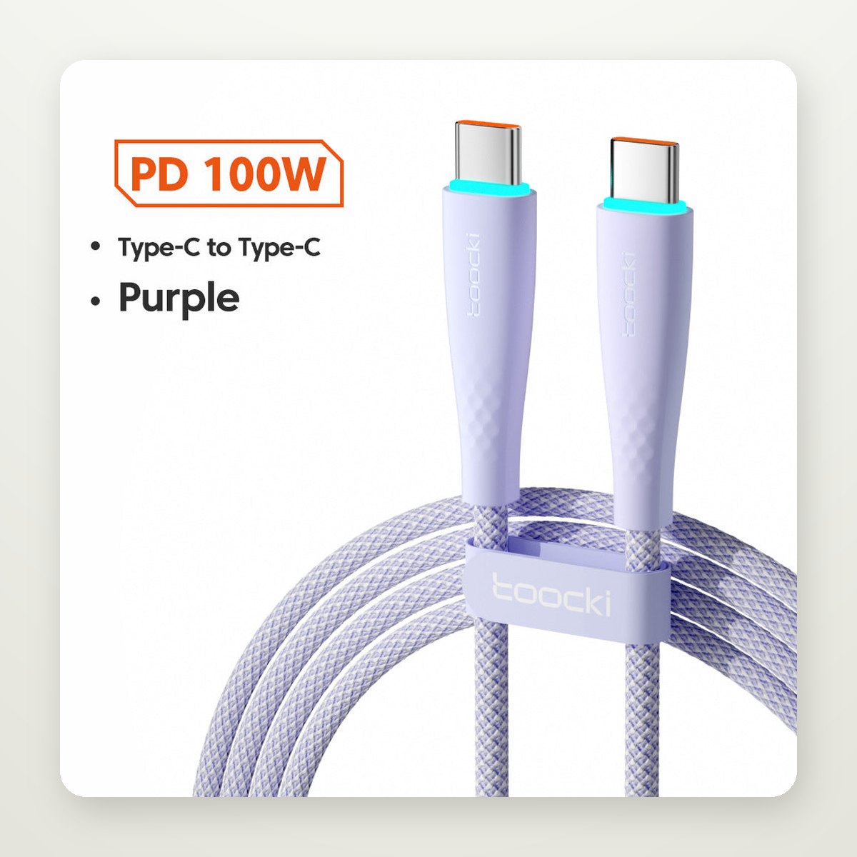 100W USB-C to USB-C Fast Charging Cable