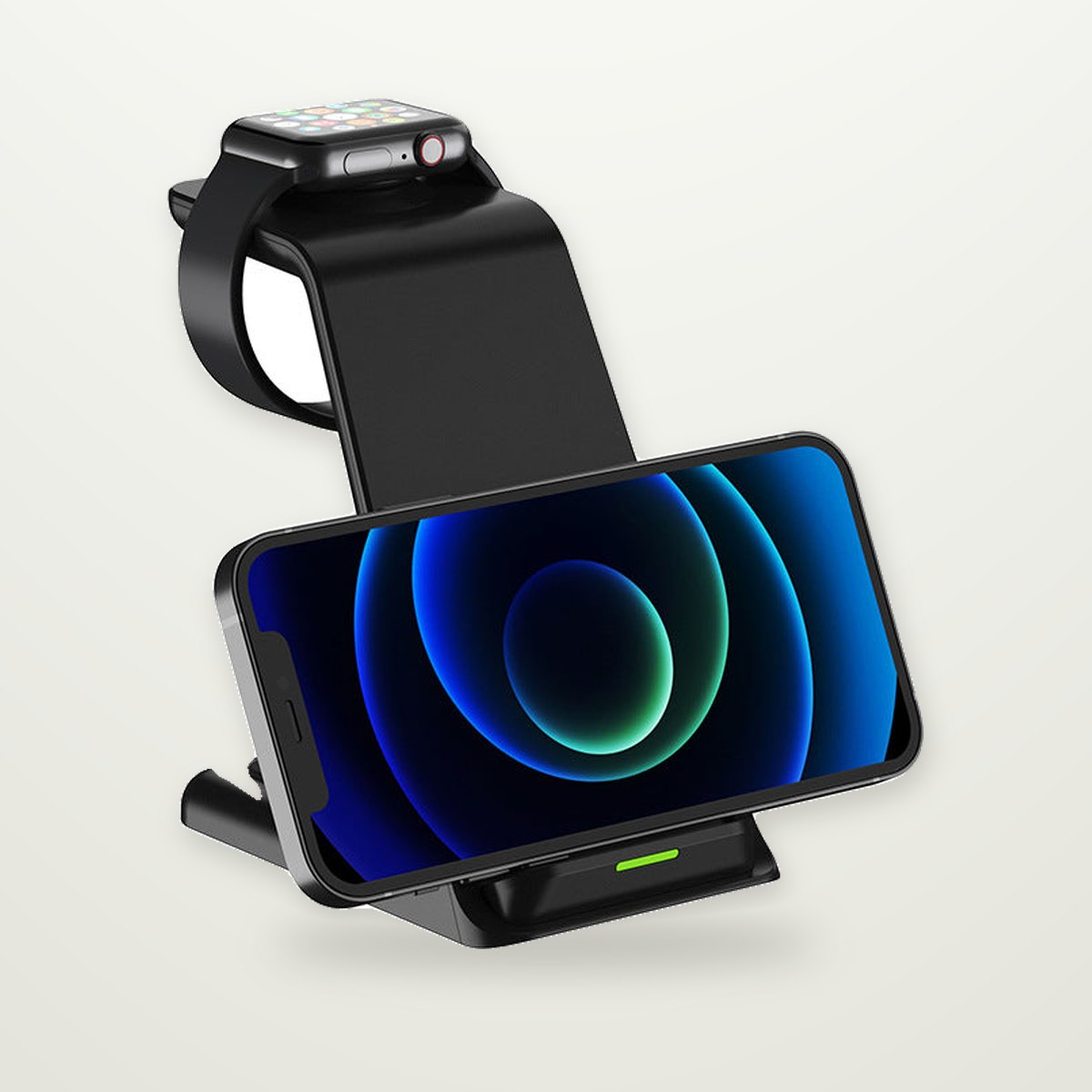 Vertical 3-in-1 15W Wireless Charging Stand