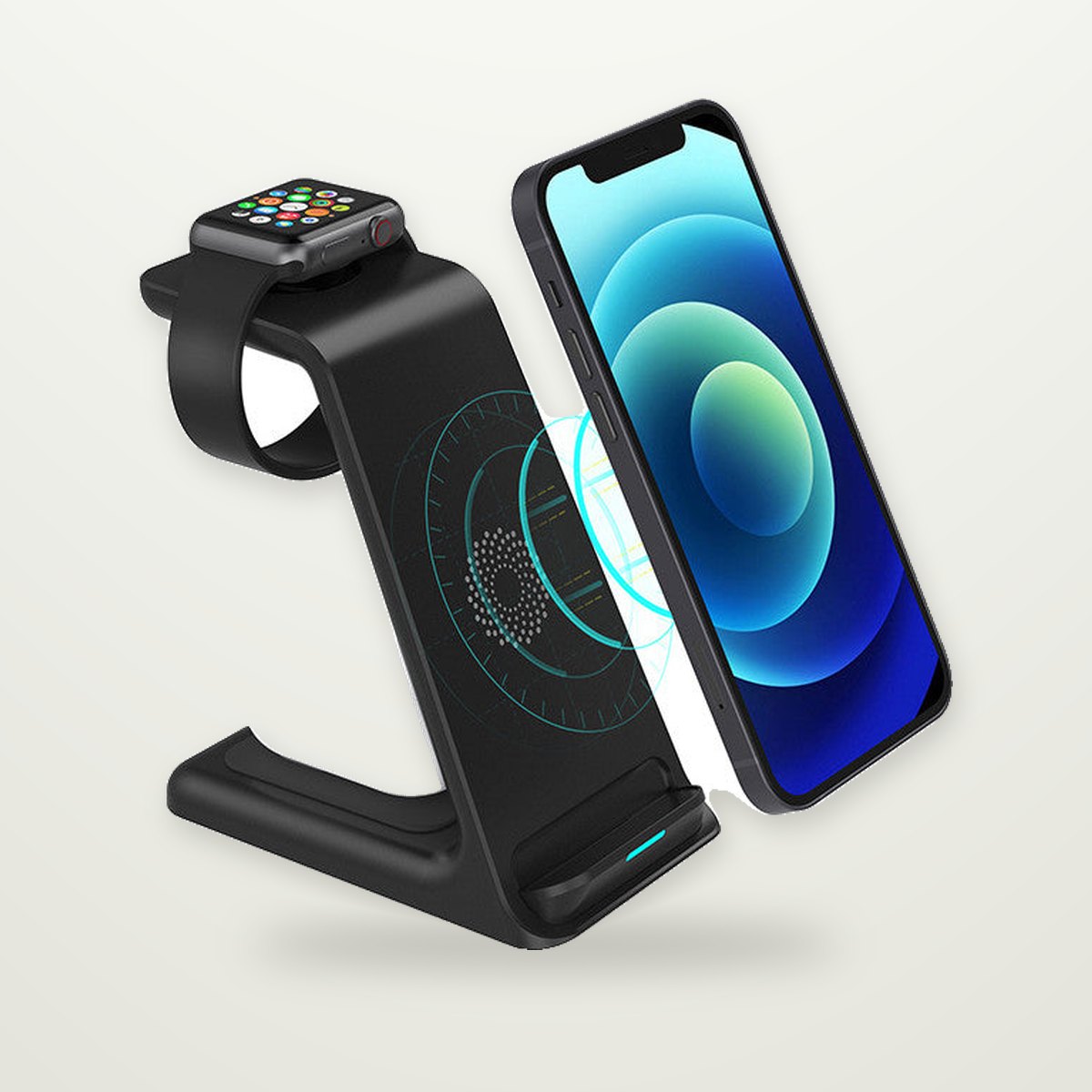 Vertical 3-in-1 15W Wireless Charging Stand