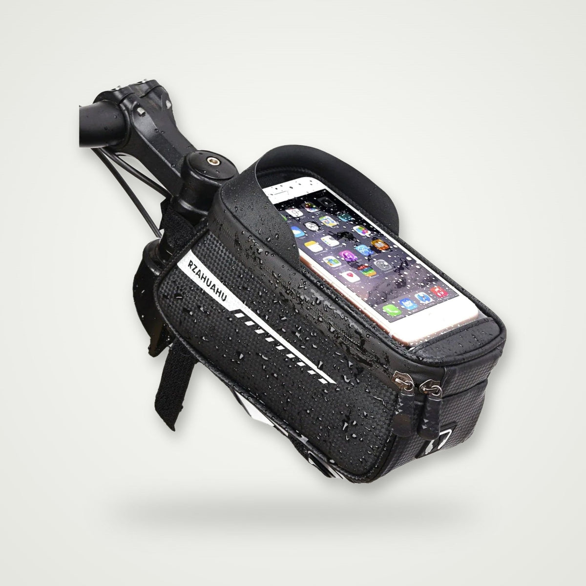 Waterproof Bike Top Tube Bag with Phone Window