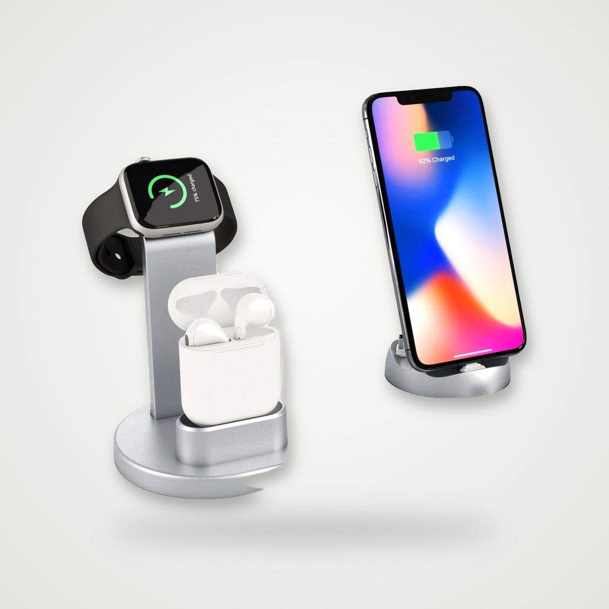 4-in-1 Charging Stand for Phone, Watch & Earbuds
