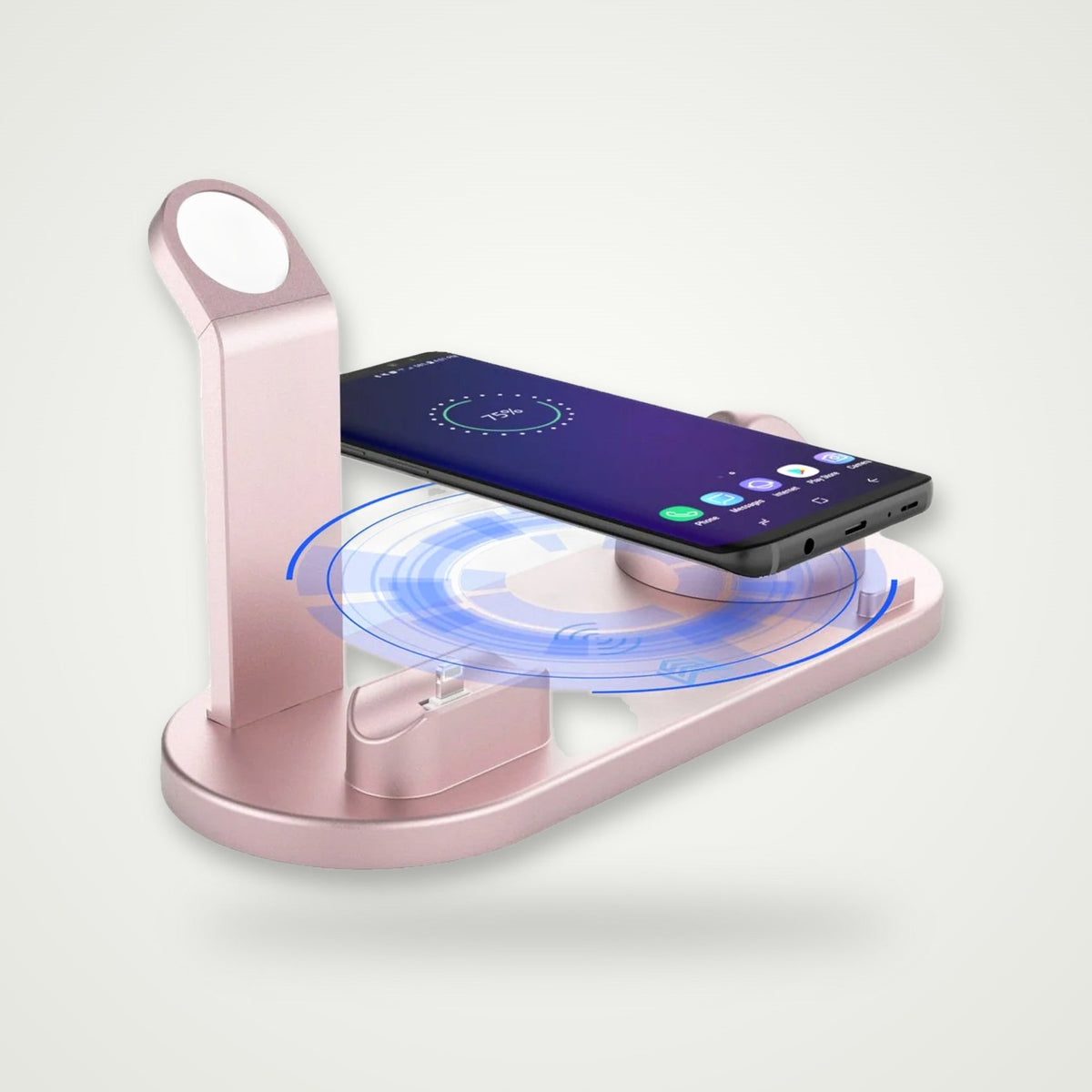 4-in-1 Charging Stand for Phone, Watch & Earbuds