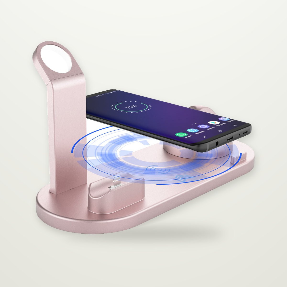 4-in-1 Charging Stand for Phone, Watch & Earbuds