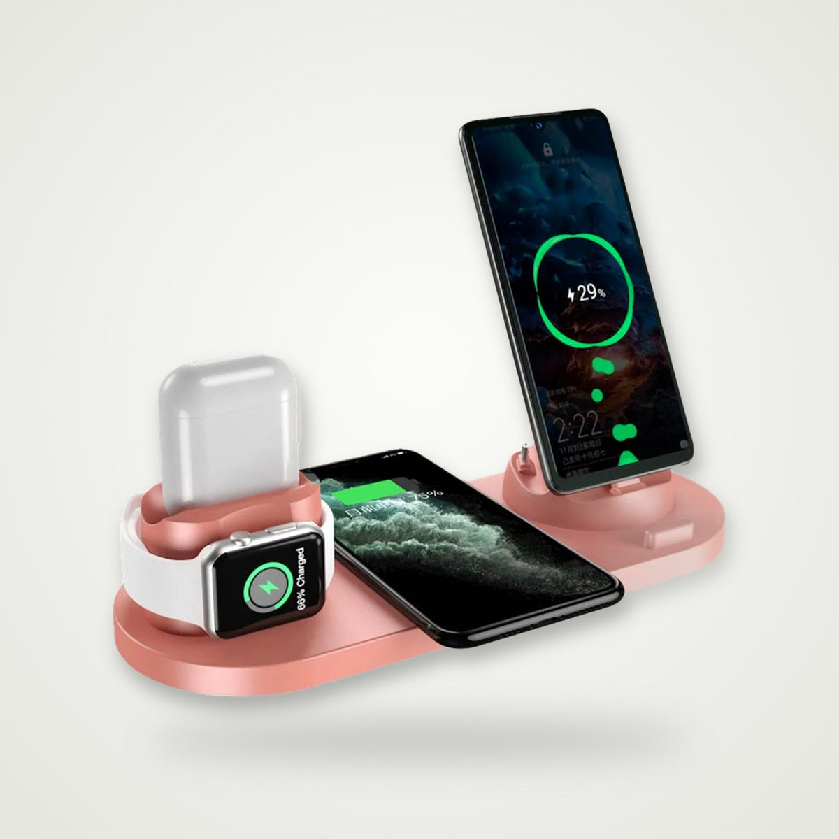 6-in-1 Wireless Charging Dock Station
