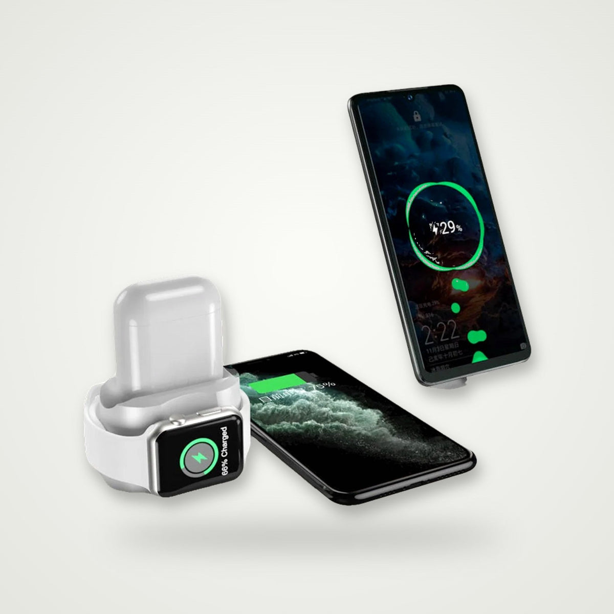 6-in-1 Wireless Charging Dock Station