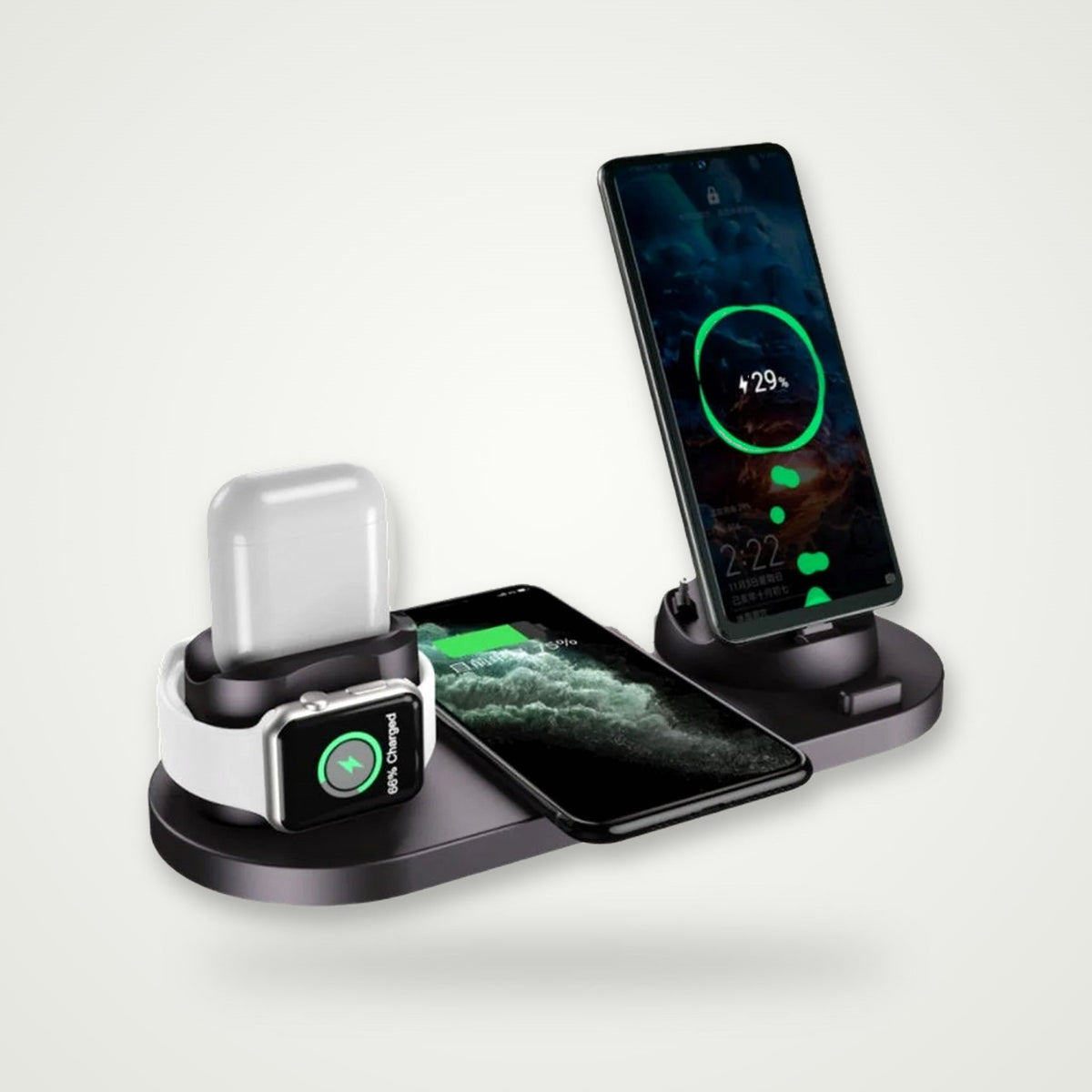 6-in-1 Wireless Charging Dock Station