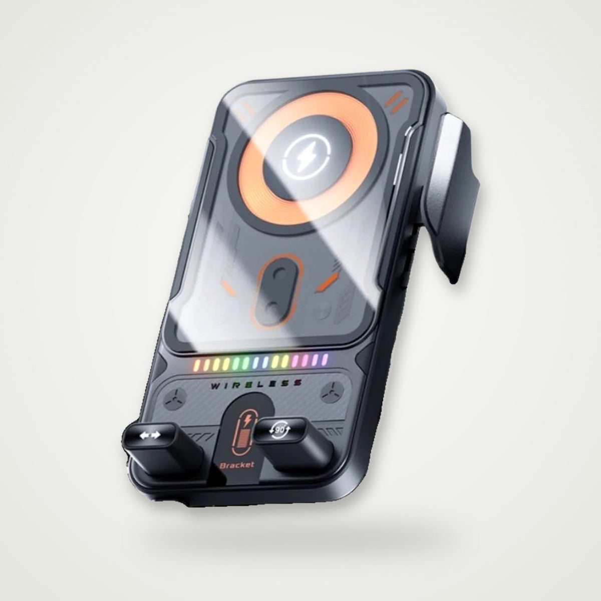 15W Auto-Clamp Wireless Charging Car Mount