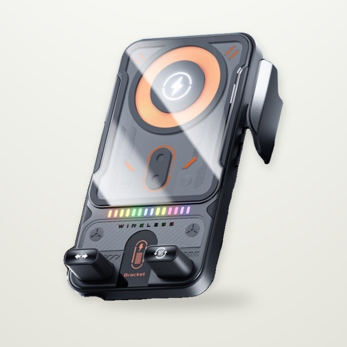 15W Auto-Clamp Wireless Charging Car Mount