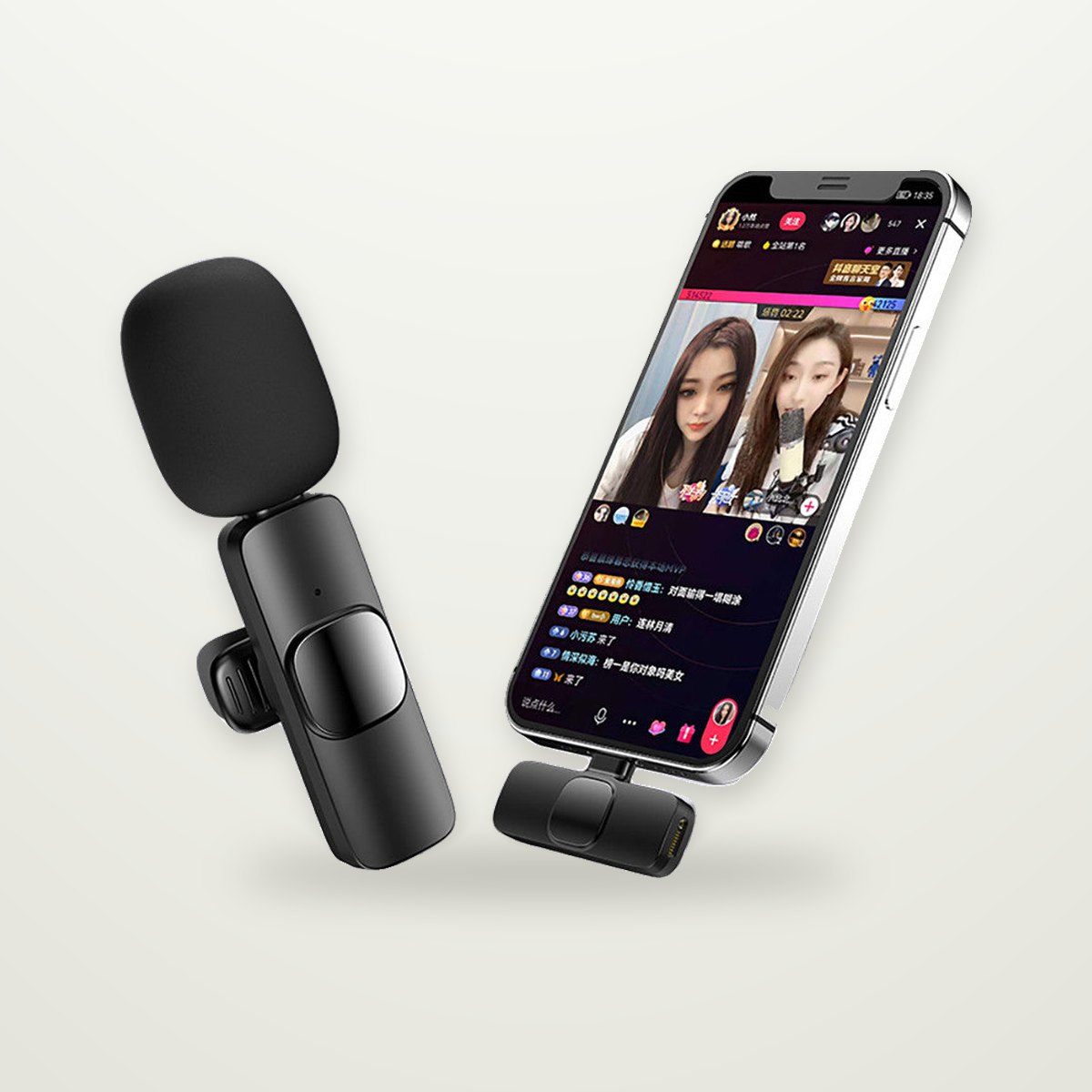 Plug-and-Play Wireless Mini Microphone
