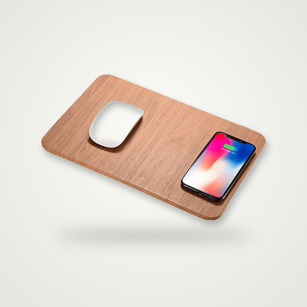 Wood-Grain Qi Wireless Charger