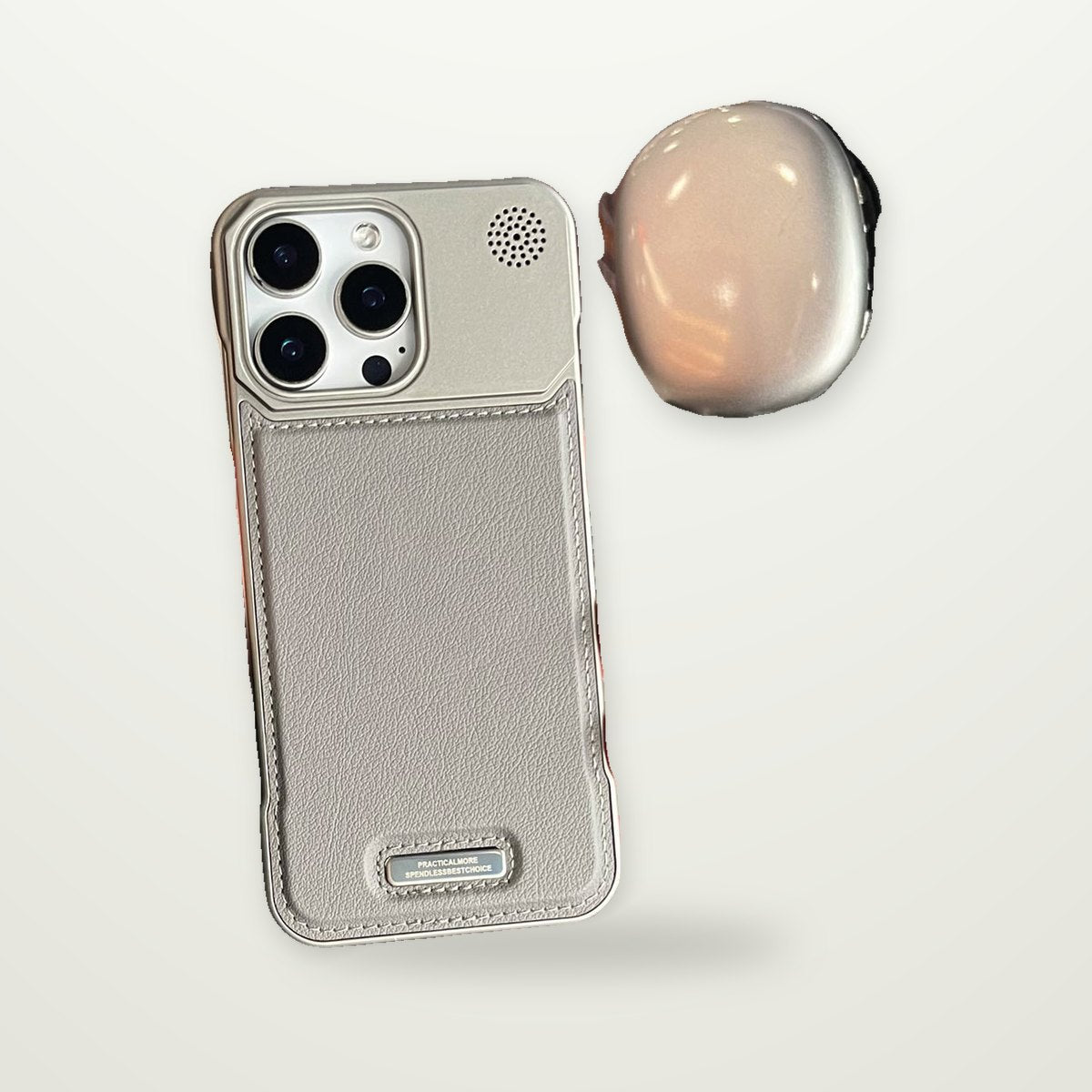 Frameless Leather MagSafe Case for iPhone 14–17 & Air