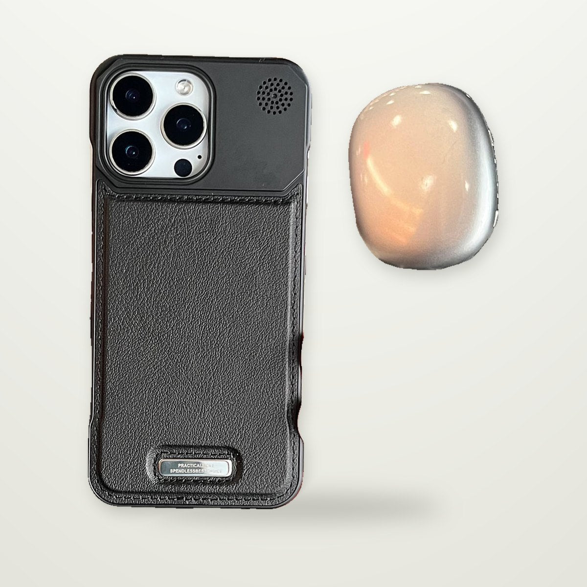 Frameless Leather MagSafe Case for iPhone 14–17 & Air