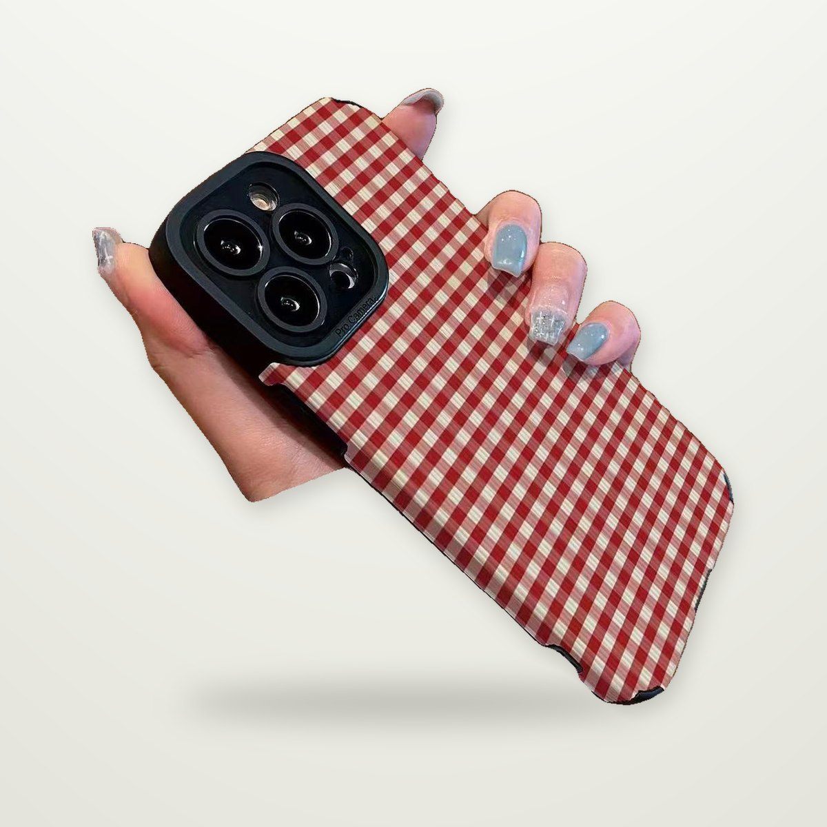 Quilted Lambskin-Feel Case for iPhone 14–17 & Air