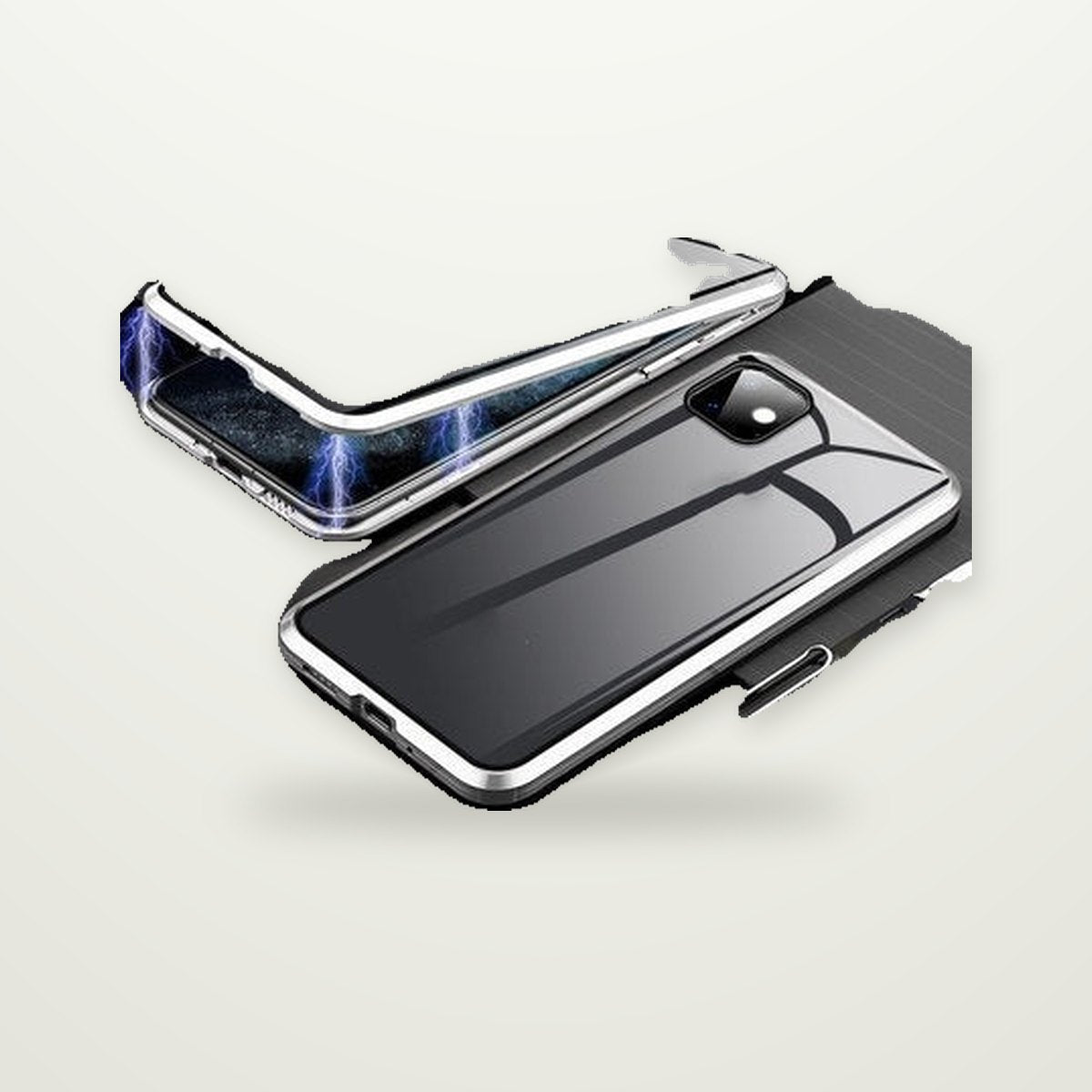 360° Privacy Glass Magnetic Case for iPhone 13–16