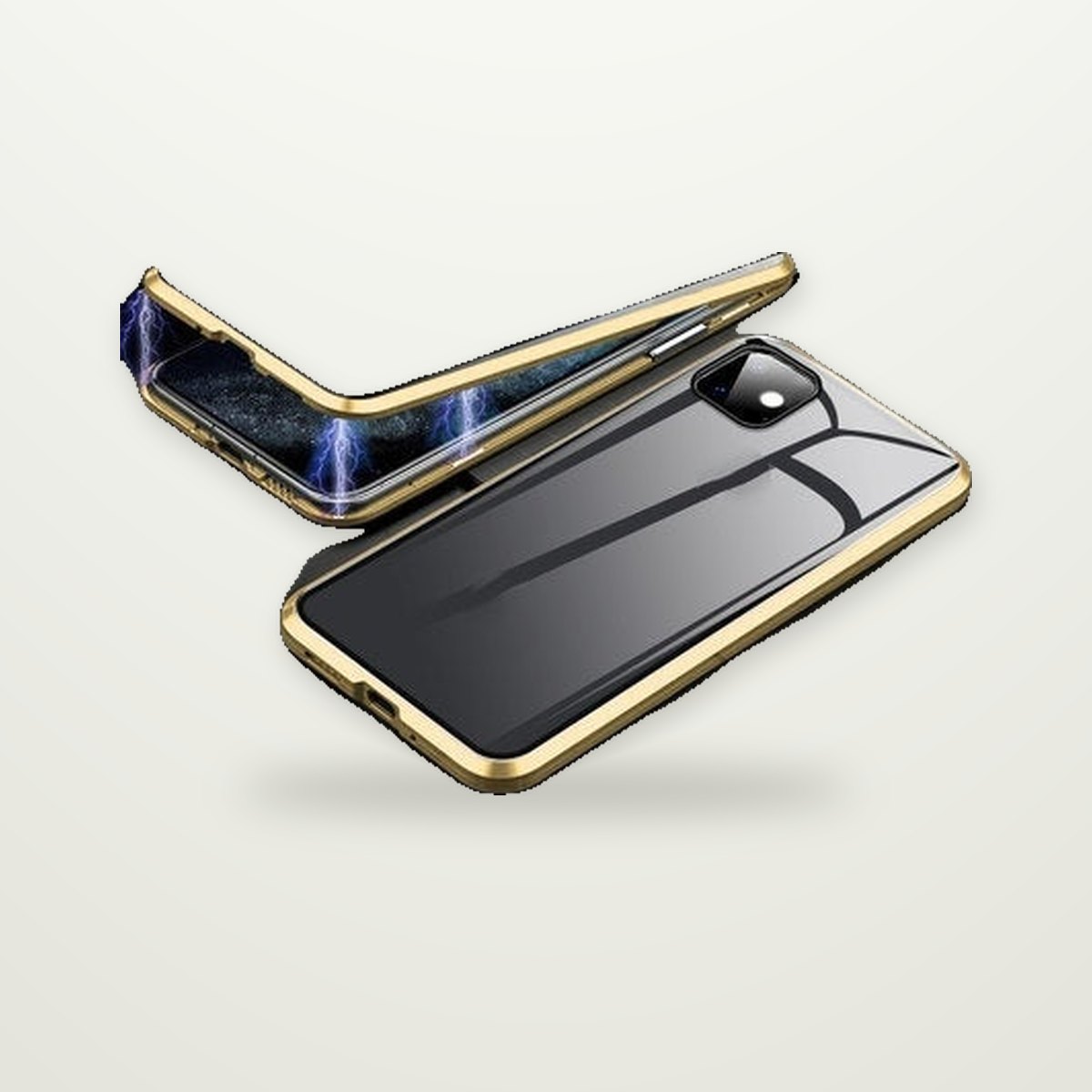360° Privacy Glass Magnetic Case for iPhone 13–16