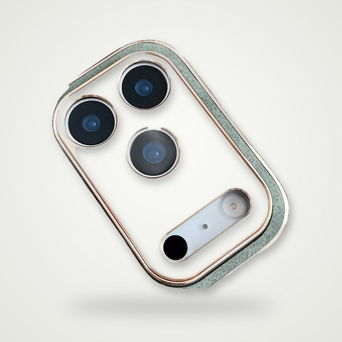 Electroplated metal-lens case for iPhone 13–17 & Air, view 3