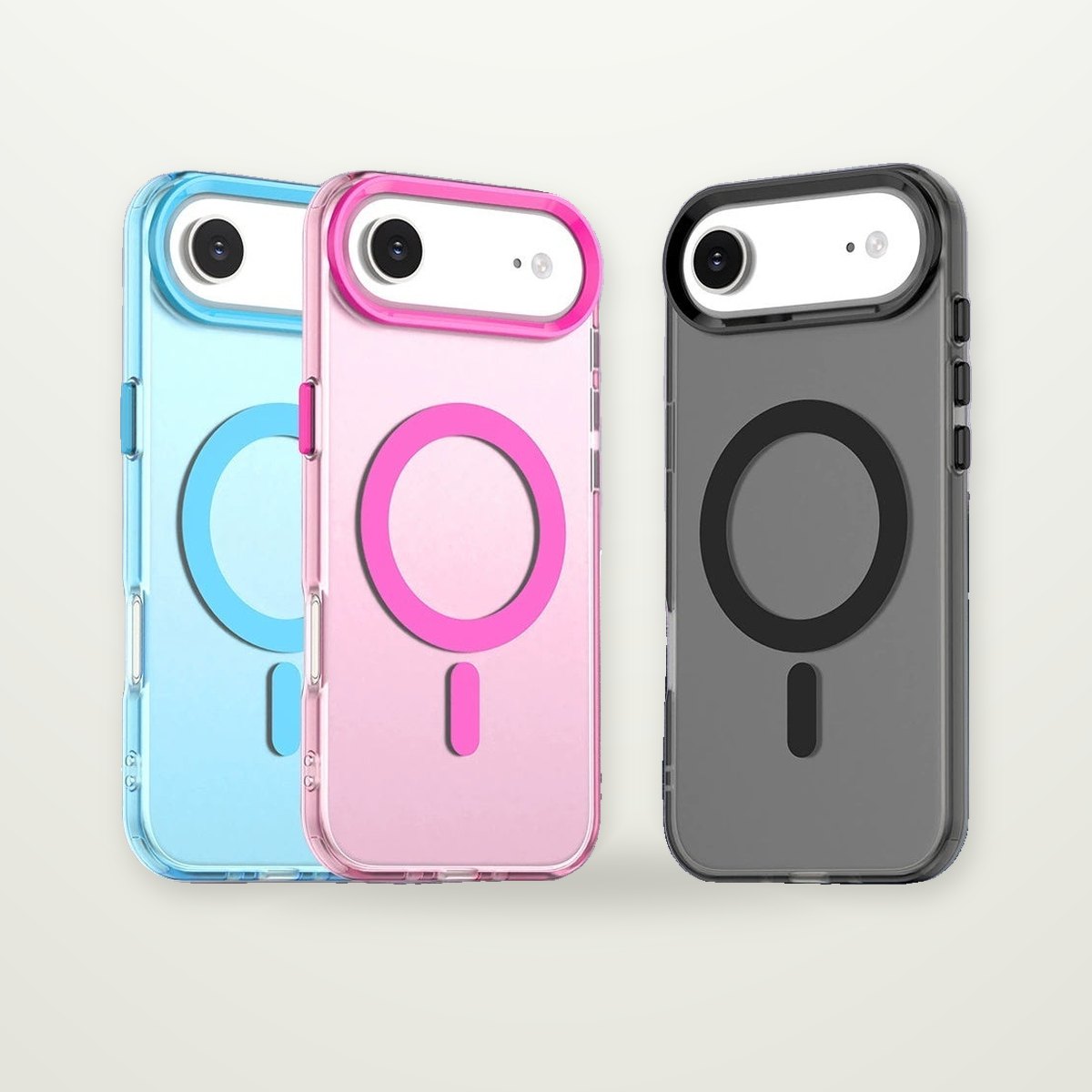 Frosted Airbag MagSafe Case for iPhone 15–17 & Air