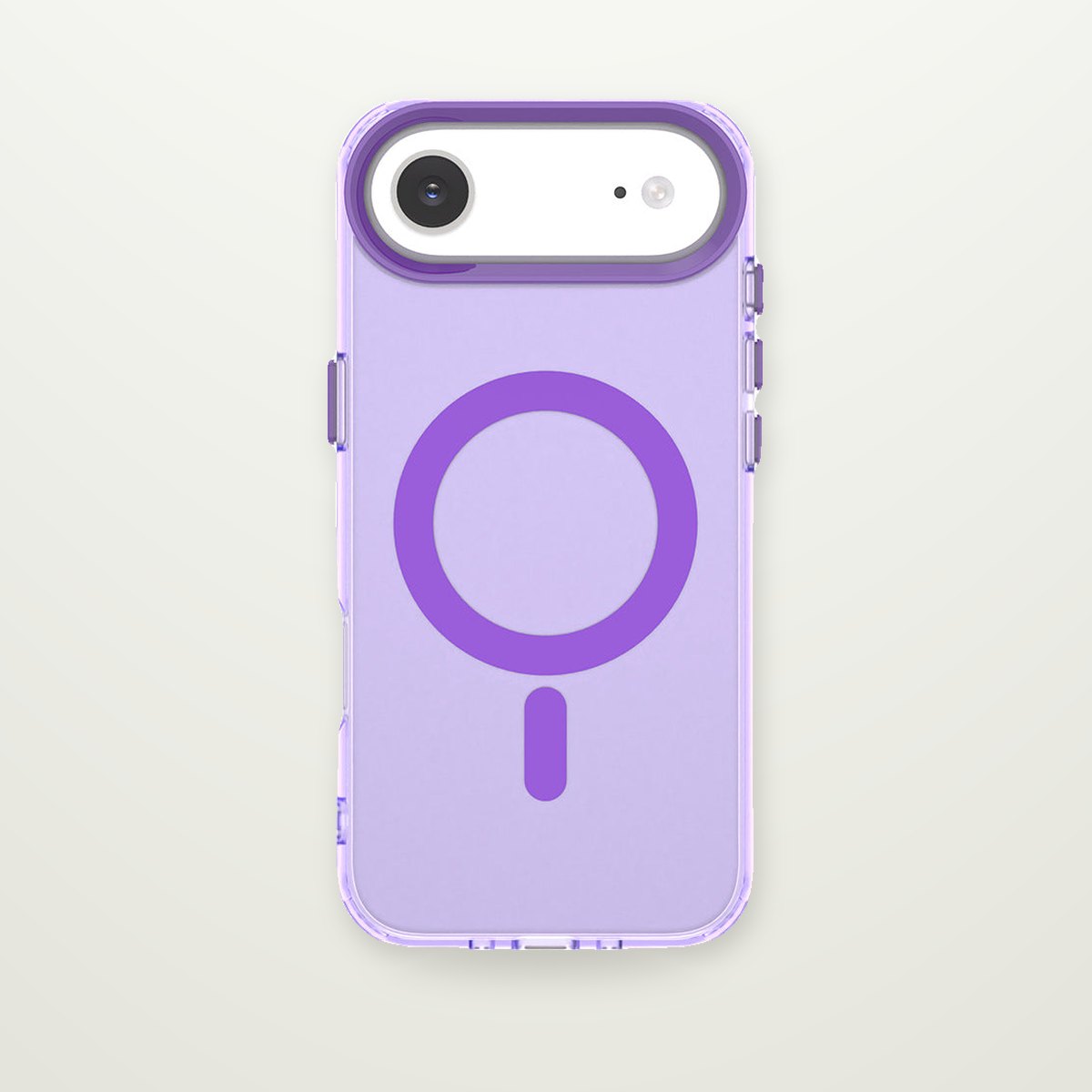 Frosted Airbag MagSafe Case for iPhone 15–17 & Air